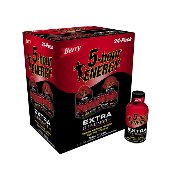 5-Hour Energy Extra Strength@Shots BERRY - 1.93oz/24pk