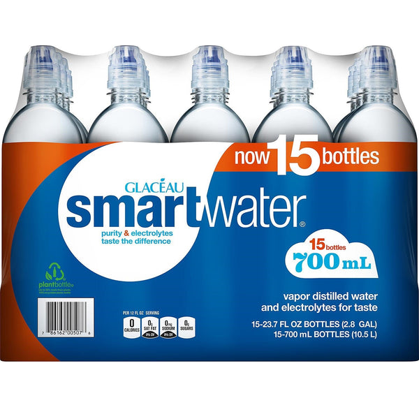 Smart Water Sport Top Bottle - 23.7oz/8.4L/15pk