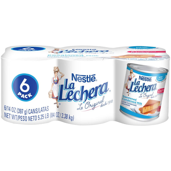 Nestle La Lechera Sweetened Condensed Milk - 14oz/6pk