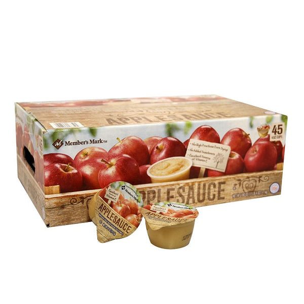 Member's Mark Apple Sauce Cups - 4oz/45pk