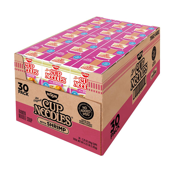 Nissin Cup-O-Noodle Shrimp - 2.25oz/30pk