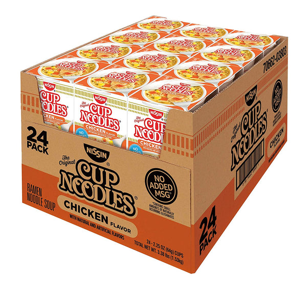 Nissin Cup-O-Noodle Chicken - 2.25oz/24pk