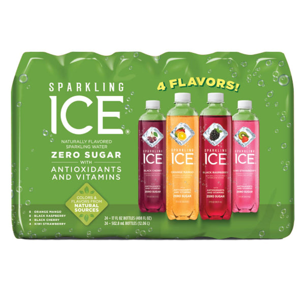 Sparkling Ice Fruit Blasters Variety Pack - 17oz/24pk